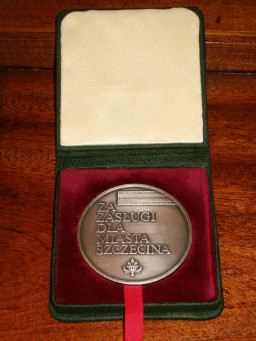 Medal za Zasługi dla Miasta Szczecina  /fot.: S. Zyga / 