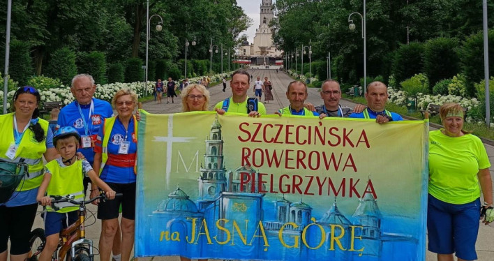 Szczecińska Pielgrzymka Rowerowa dojechała na Jasną Górę 