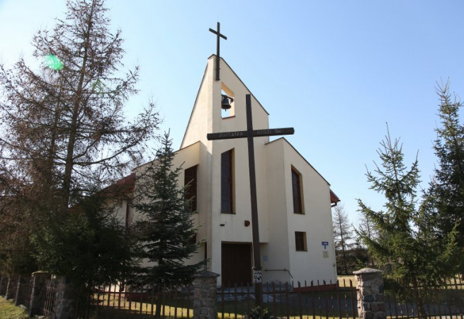 Wysoka Kamieńska Kościół filialny pw Miłosierdzia Bożego